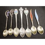 Various silver tea / coffee spoons