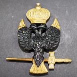 Russian double eagle bronze medallion