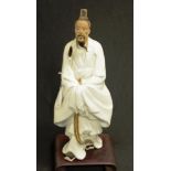 Chinese ceramic standing sage figure