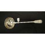 George IV sterling silver fiddle ladle