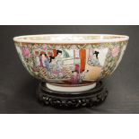 Chinese reproduction famille rose painted bowl