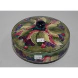William Moorcroft leaf & berry lidded bowl