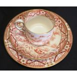 Grainger and Co Worcester cup, saucer and plate
