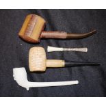 Group tobacco pipes etc