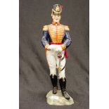 Royal Worcester military figurine