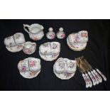 Royal Crown Derby 'Derby Posies' part set