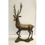 Bronze figure of a stag