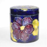 Moorcroft Clematis pattern lidded jar