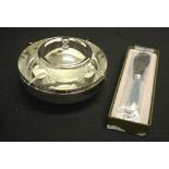 Christofle France silver plate caviar bowl