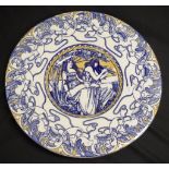 Wileman art Nouveau Foley 'Faience' charger