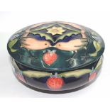 Moorcroft "Strawberry Thief" lidded jar