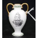 Early Wedgwood 'Nelson' miniature vase