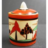 Clarice Cliff Fantasque preserve pot