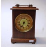 Early German wood cased carriage clock