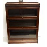 Vintage three level barrister's bookcase