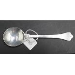 Edwardian Britannia silver Trefid spoon