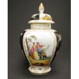 Victorian Augustus Rex covered vase