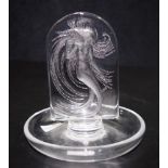 Lalique "Naiade" nude mermaid ring dish