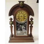 Antique Ansonia wood cased mantle clock