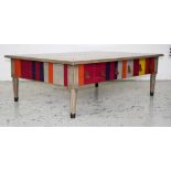 Grange (France) candy cane coffee table