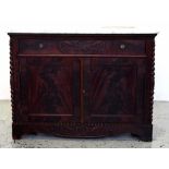 Antique mahogany washstand