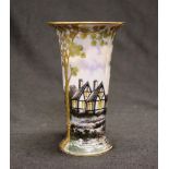 Rare Aynsley painted table vase