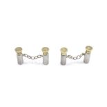 Beretta "shotgun cartridge" silver cufflinks