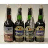 Four various Hoffmans vintage port