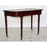 Georgian mahogany side table