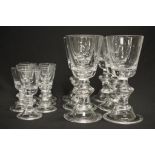 Norwegian Hadeland hand made glasses