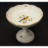 Good Meissen hand painted comport