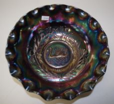 Australian amethyst carnival glass master bowl