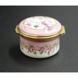 Halcyon Days enamel decorated lidded box