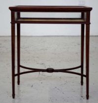 Antique Sheraton Revival vitrine table