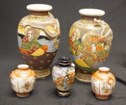 Good group Japanese ceramic vases