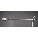 Continental silver cocktail spoon