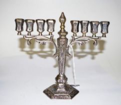 Silver Menorah