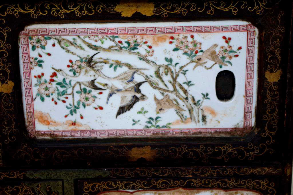 Antique Chinese altar cabinet - Image 3 of 9