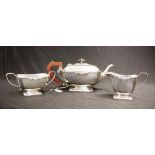 George VI sterling silver tea set