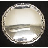 Good silver plate serving salver