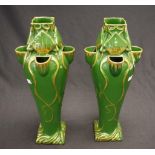 Pair of French Art Nouveau Herbiniere vases