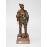 Istuan Zaszlos 1895-1976 Hungarian bronze figure