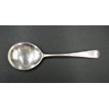 English sterling silver caddy spoon