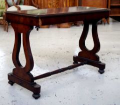 Victorian rosewood hall table