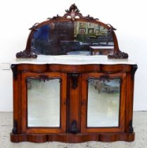 Victorian rosewood credenza