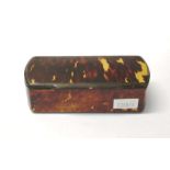 Vintage tortoiseshell snuff box