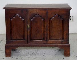 Georgian oak cabinet