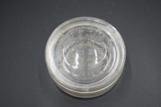 Chinese lidded glass bowl