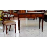 Antique mahogany writing table desk