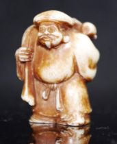 Japanese carved figural netsuke